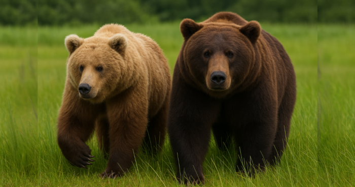 Brown Bear vs Grizzly Bear Same Species, Different Lifestyle