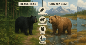 Black Bear vs Grizzly Bear: Key Differences to Identify in the Wild